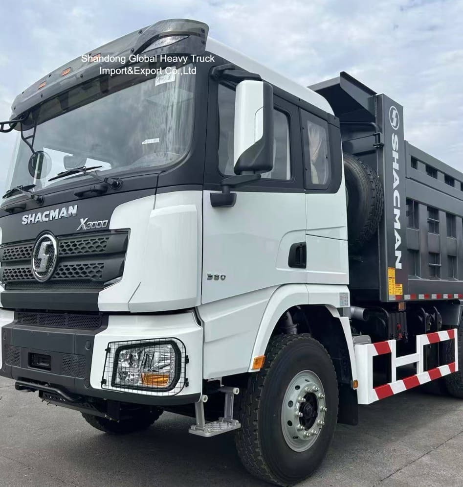 Shacman 8×4 Dump Truck z silnikiem o mocy 420 KM i wysokiej wytrzymałością stalową dla górnictwa w Zambii