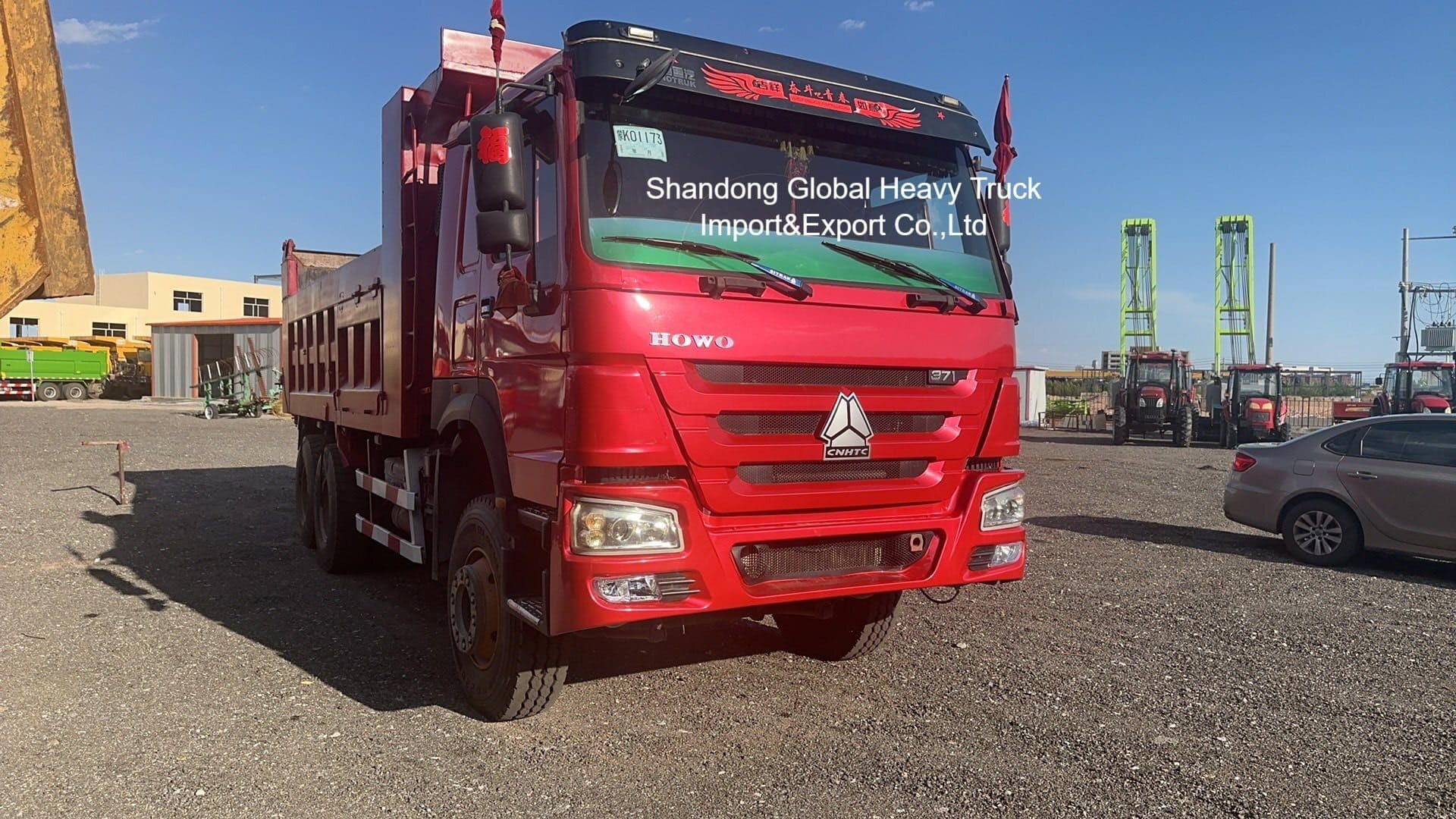 HOWO 8×4 dump truck z silnikiem o mocy 380 KM i ciężkim podwoziem do górnictwa i budownictwa