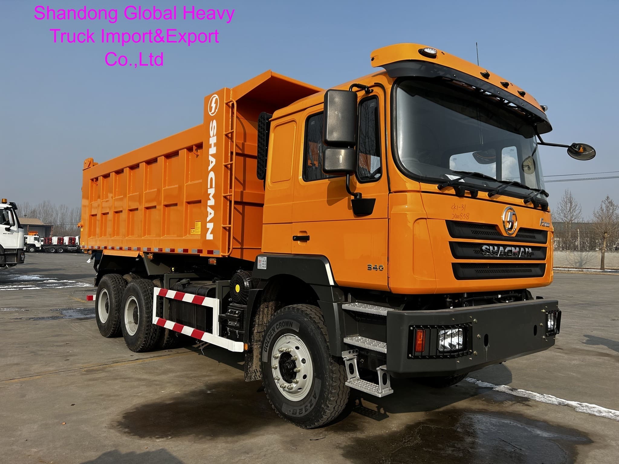 Shacman F3000 380HP 6X4 10 Koła ciężka ciężarówka do kopalni i budowy