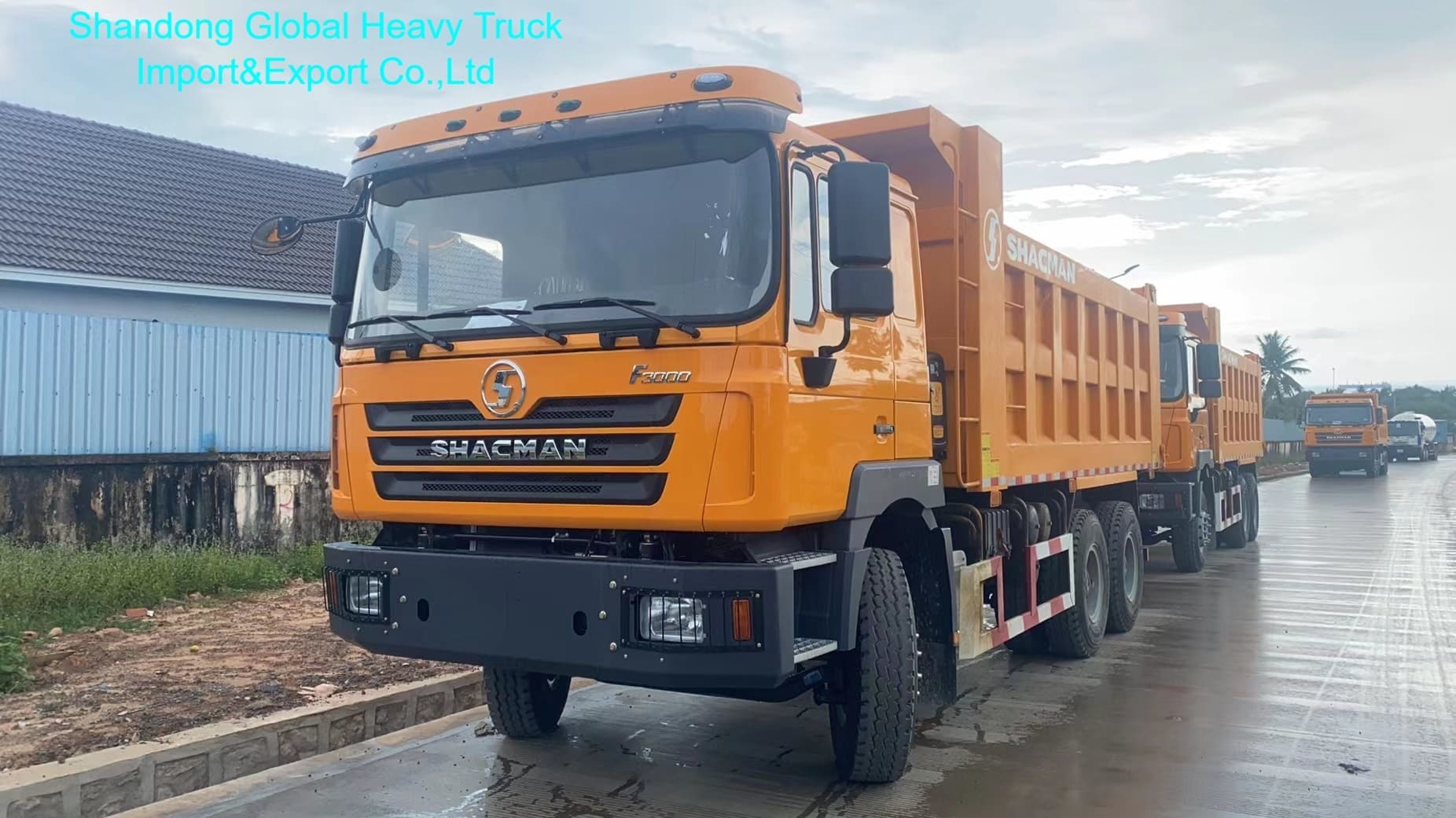 Najpopularniejszy wywrotka Shacman 6X4 10-kołowa F3000 do transportu budowlanego