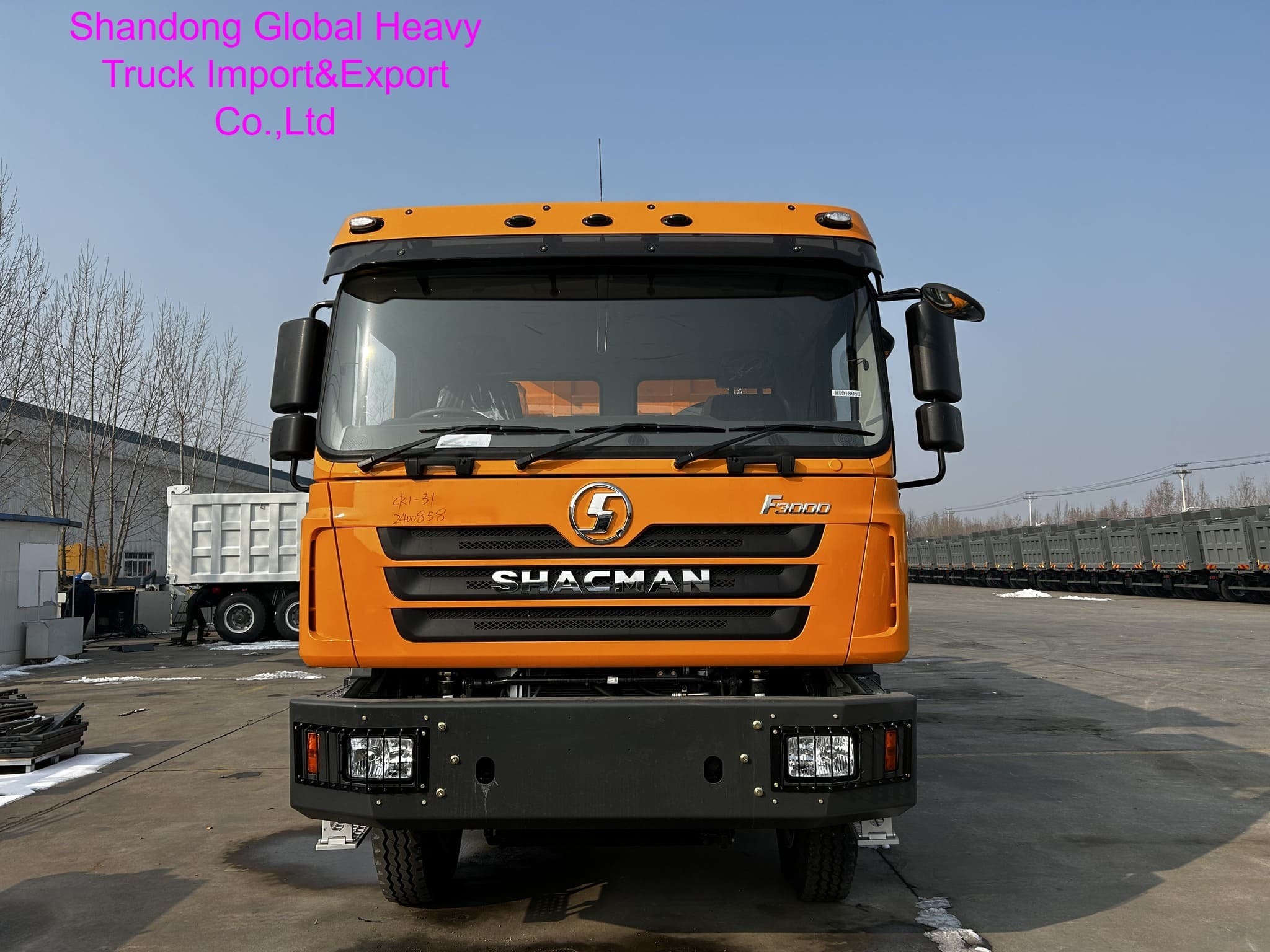 Shacman F3000 6×4 dump truck z ładunkiem 25-30 ton konstrukcja ciężka i silne stalowe podwozie