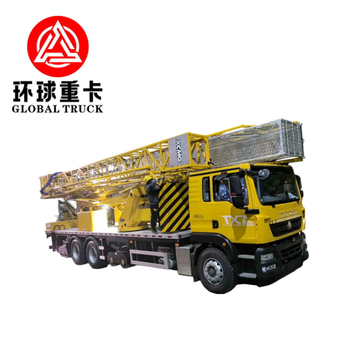2026 Brand New Euro 4/2/5/6 Emission Standard Bridge Inspection Truck with 12m-20m Working Height and Howo 6x4 Chassis