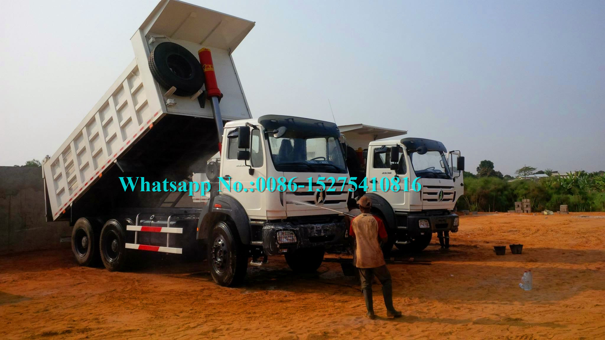 LHD NG80B Kabina Heavy Duty Truck BEIBEN Marka ND3253B38 High Speed