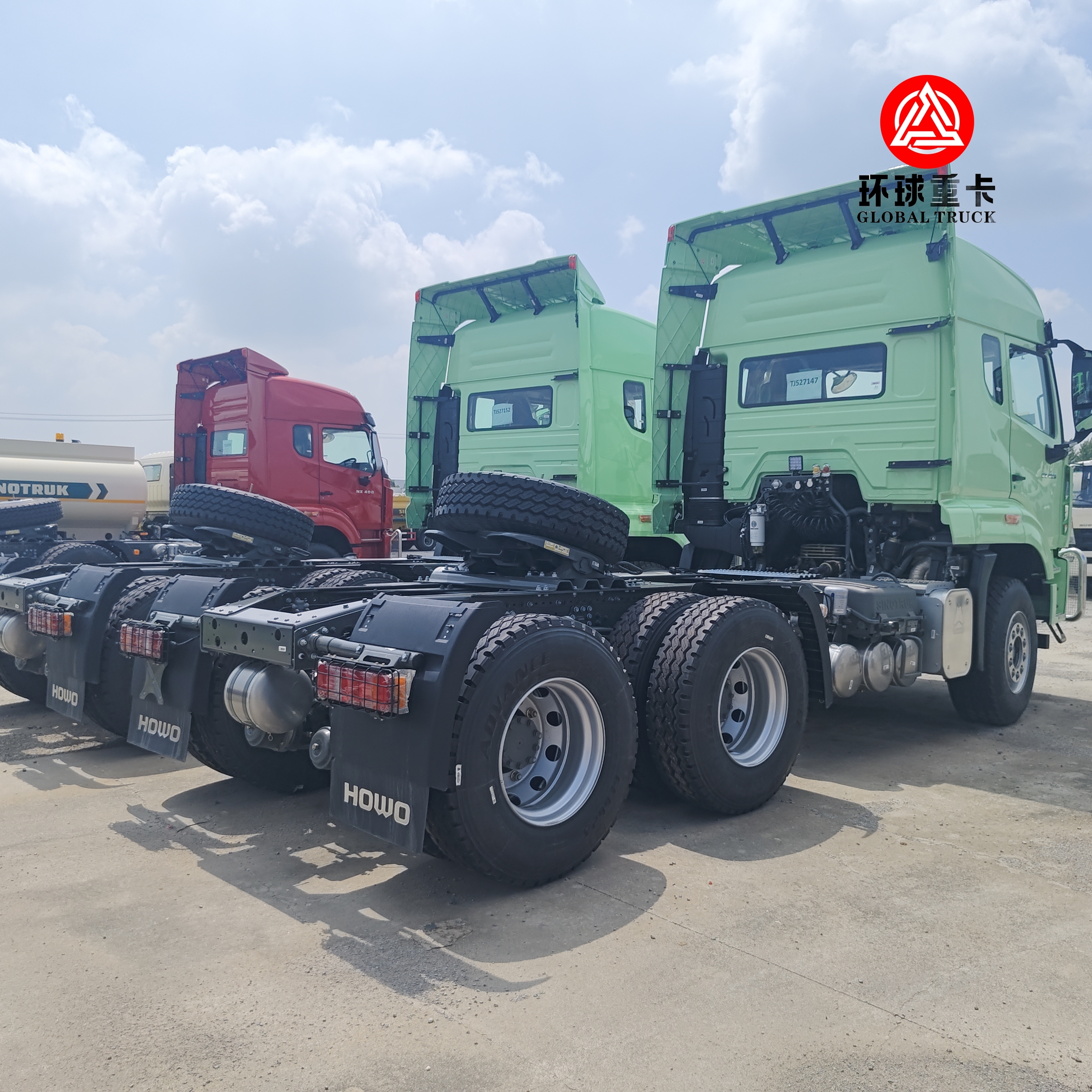 Nowy Sinotruk HOWO NX 430HP 6x4 napęd ciężki ciągnik ciężarówka Prime Mover dla rynku afrykańskiego